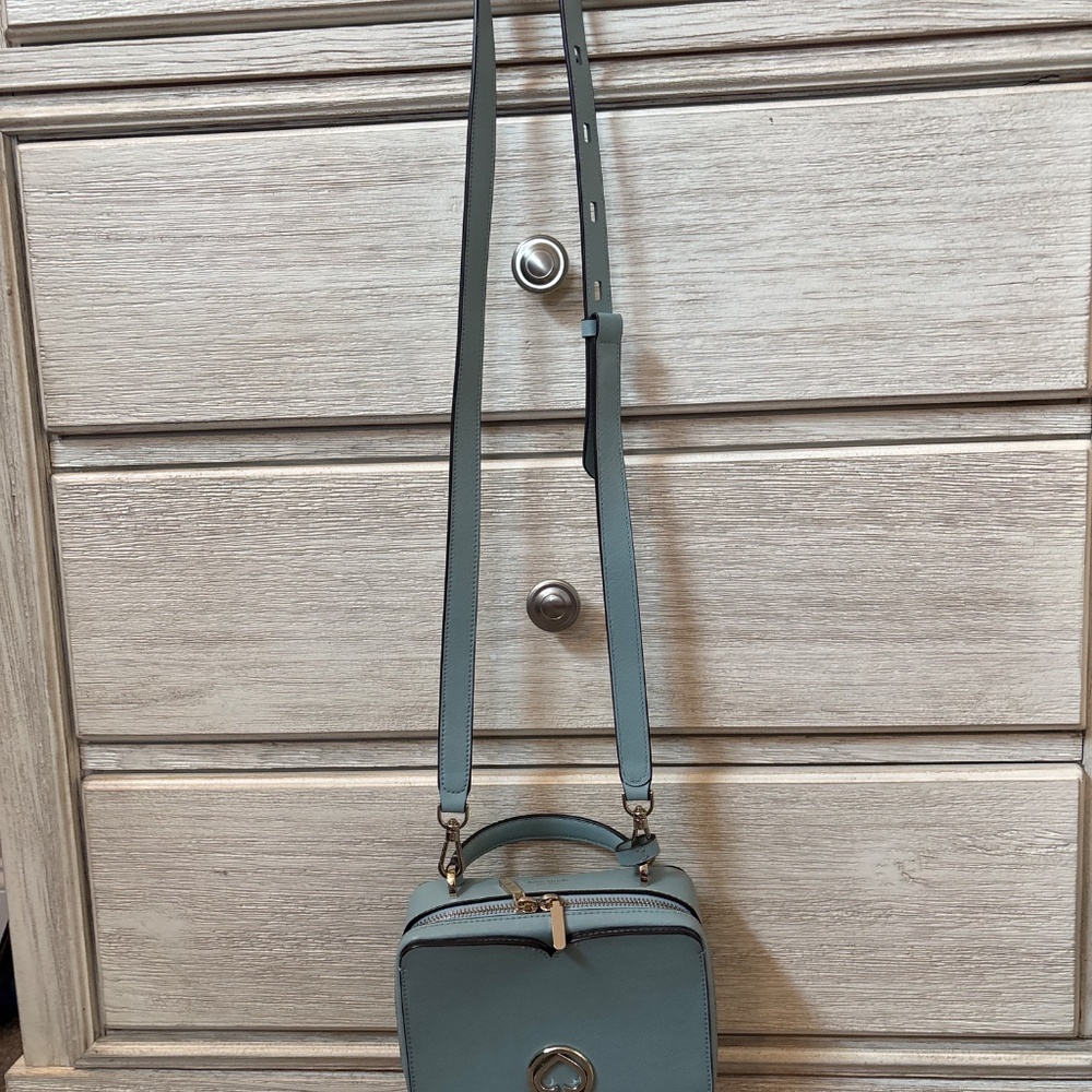 Blue Kate Spade purse - Picture 2 of 6